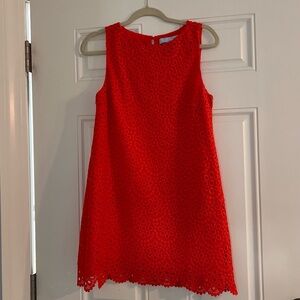 Hill House Lace Charlie Dress - Poppy Red